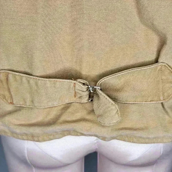 Wah-Maker Western Sturdy Duckin' Cotton Canvas Mens Vest Size Large Made In USA - Picture 2 of 12